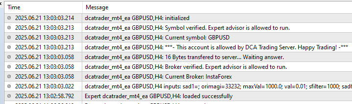 Service Messages
